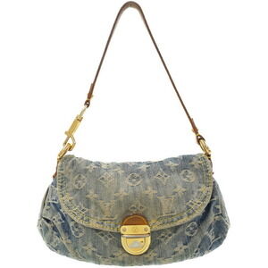 Louis Vuitton Monogram Denim Pleaty Semi Shoulder Bag